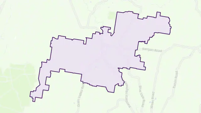 Boggabri Area Boundary Map