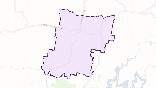 Bookham Area Boundary Map