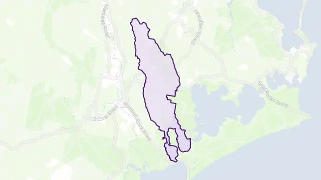 Boolambayte Area Boundary Map
