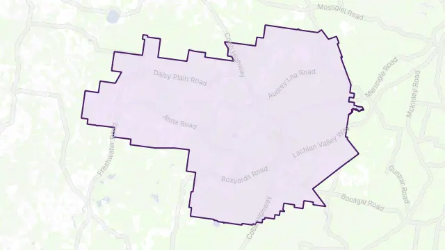 Booligal Area Boundary Map