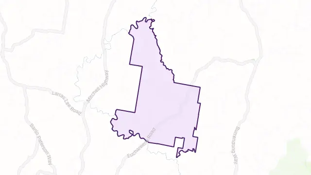 Boomey Area Boundary Map