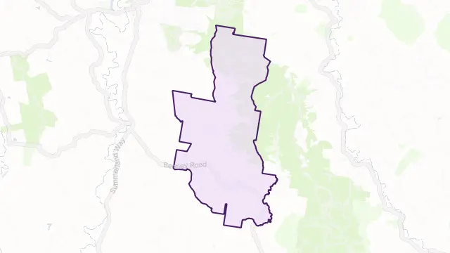 Boorabee Park Area Boundary Map