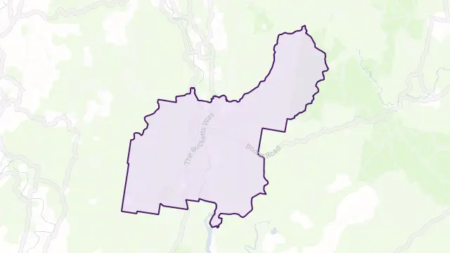 Booral Area Boundary Map