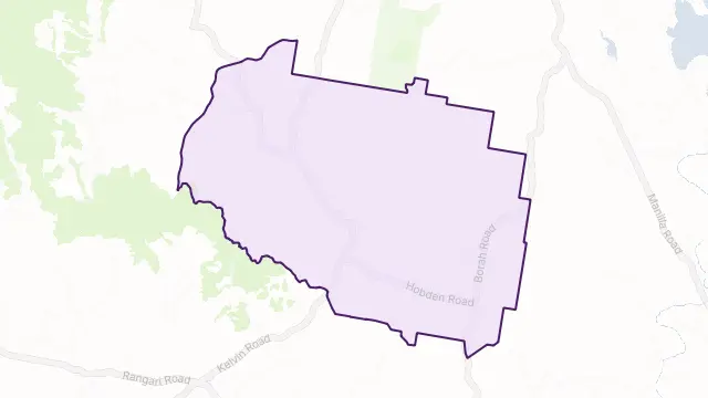 Borah Creek Area Boundary Map