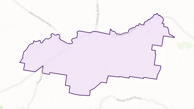 Boree Area Boundary Map