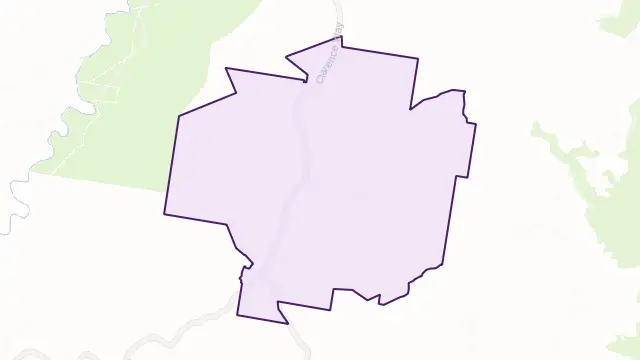 Bottle Creek Area Boundary Map