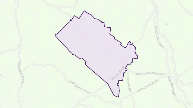 Bourbah Area Boundary Map