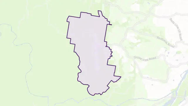 Bowen Mountain Area Boundary Map