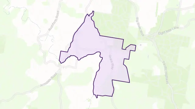 Braunstone Area Boundary Map