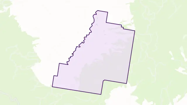 Brays Creek Area Boundary Map
