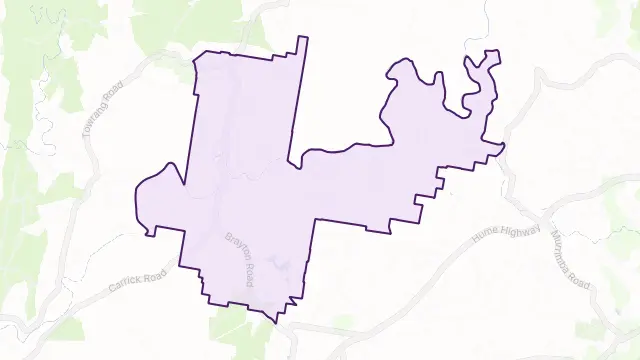 Brayton Area Boundary Map