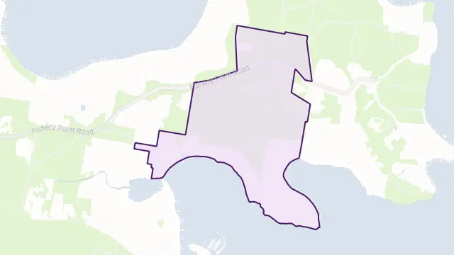 Brightwaters Area Boundary Map