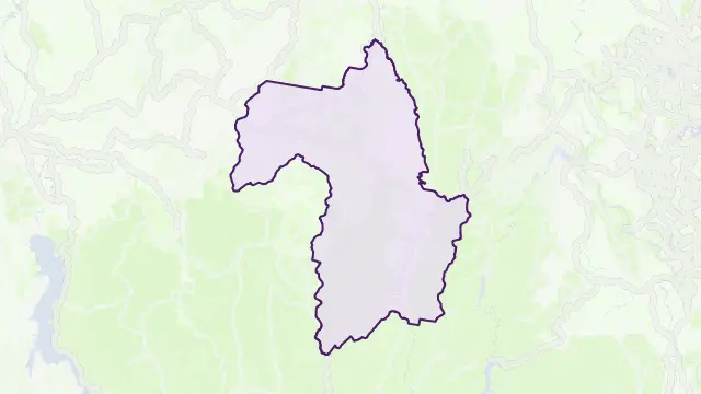 Brindabella Area Boundary Map