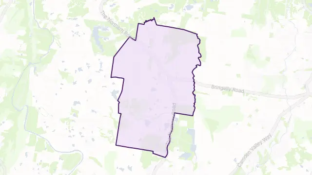 Bringelly Area Boundary Map