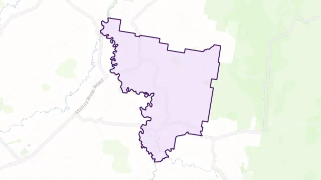 Bringenbrong Area Boundary Map