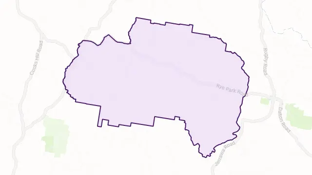 Broadway Area Boundary Map