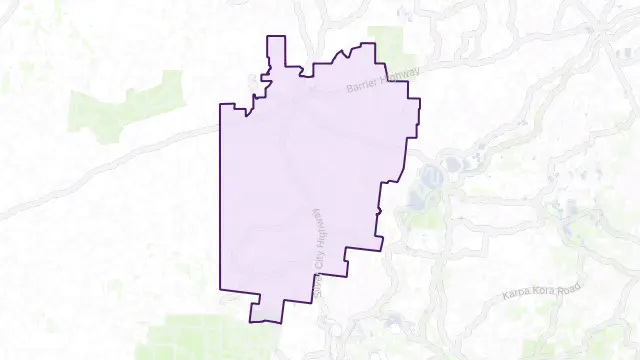 Broken Hill Area Boundary Map