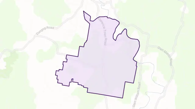 Brookfield Area Boundary Map
