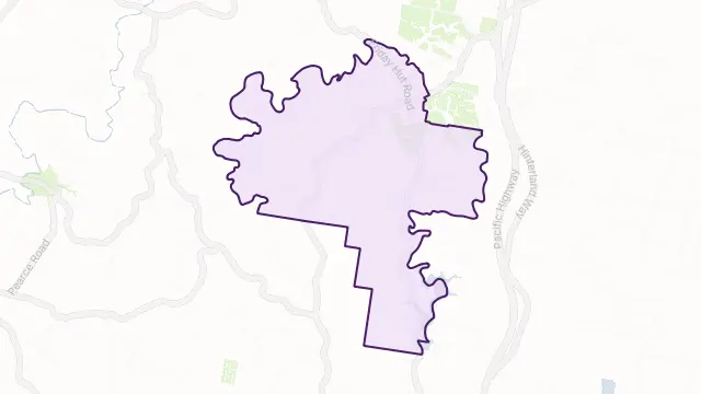 Brooklet Area Boundary Map