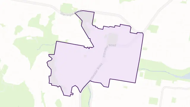 Brookvale Area Boundary Map