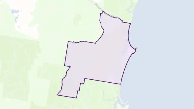 Brooms Head Area Boundary Map
