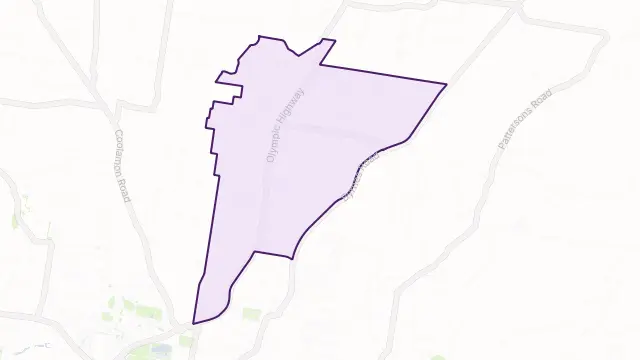 Brucedale Area Boundary Map