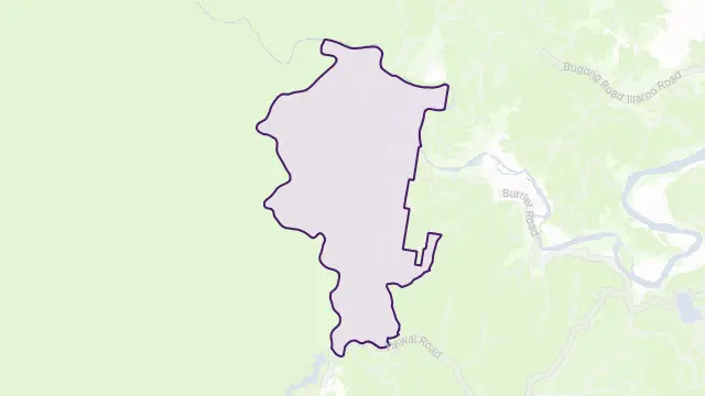 Buangla Area Boundary Map