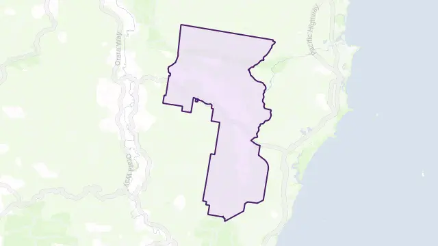 Bucca Area Boundary Map