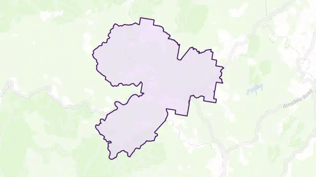 Buccarumbi Area Boundary Map