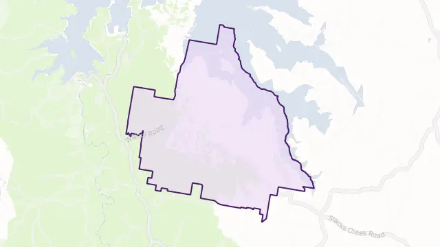 Buckenderra Area Boundary Map