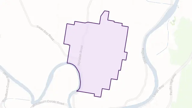 Buckendoon Area Boundary Map