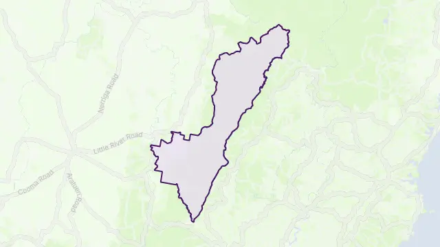 Budawang Area Boundary Map