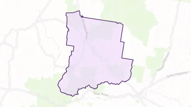 Bugaldie Area Boundary Map