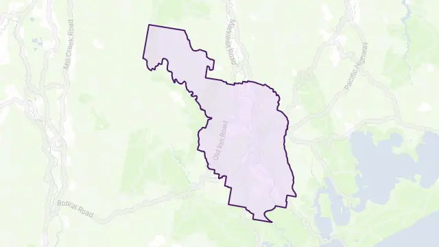 Bulahdelah Area Boundary Map