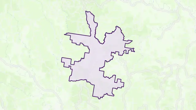 Bulga Forest Area Boundary Map