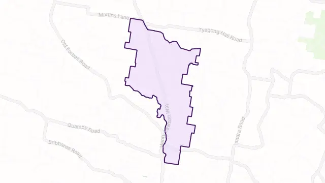 Bulla Creek Area Boundary Map