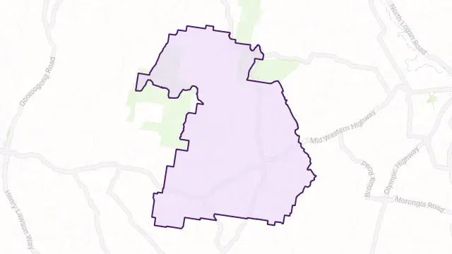 Bumbaldry Area Boundary Map