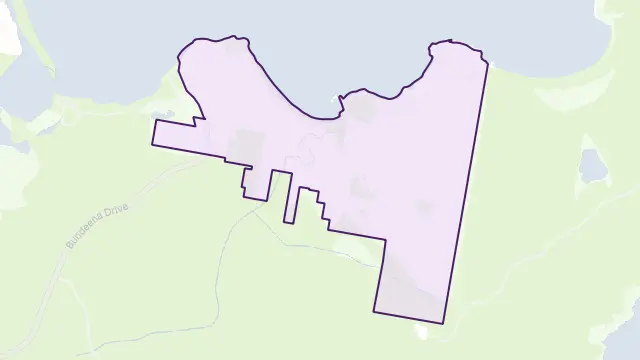 Bundeena Area Boundary Map