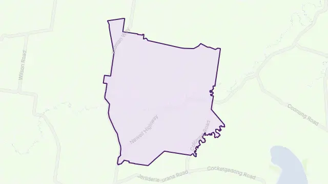 Bundure Area Boundary Map