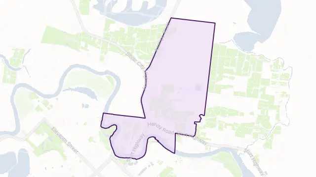 Buronga Area Boundary Map