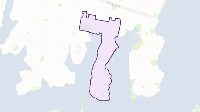 Burraneer Area Boundary Map