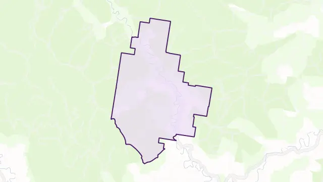 Burrapine Area Boundary Map