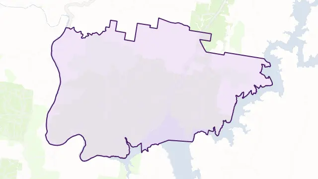 Burrinjuck Area Boundary Map