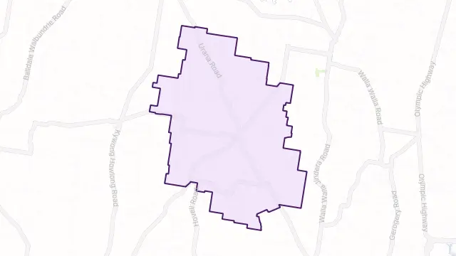 Burrumbuttock Area Boundary Map