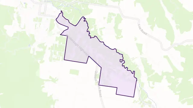 Burrundulla Area Boundary Map