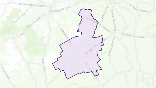 Byrock Area Boundary Map