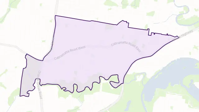 Cabramatta Area Boundary Map