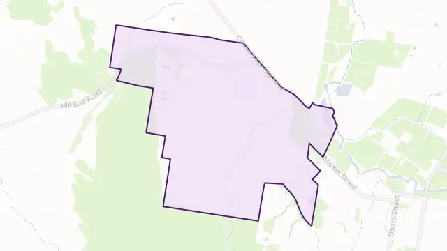 Caerleon Area Boundary Map