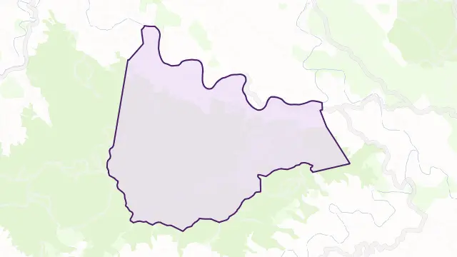 Callaghans Creek Area Boundary Map