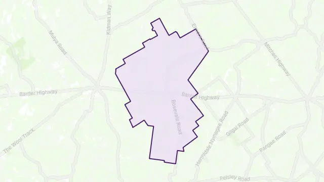 Canbelego Area Boundary Map